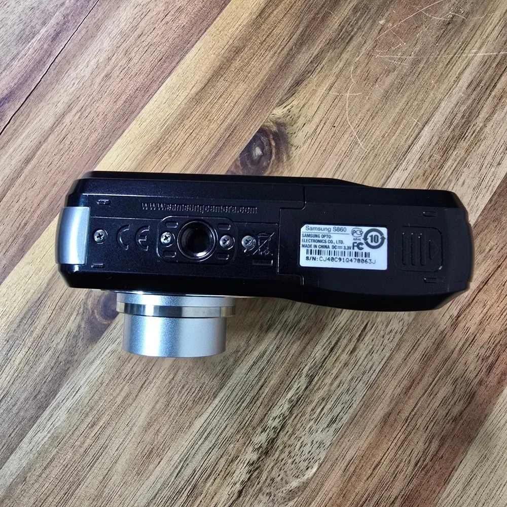 Samsung S860 Digital Camera Black 8.1MP 3x Zoom Compact Digicam PARTS REPAIR
